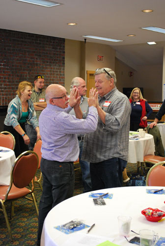 ROC network participants engage in hand-to-hand "combat".