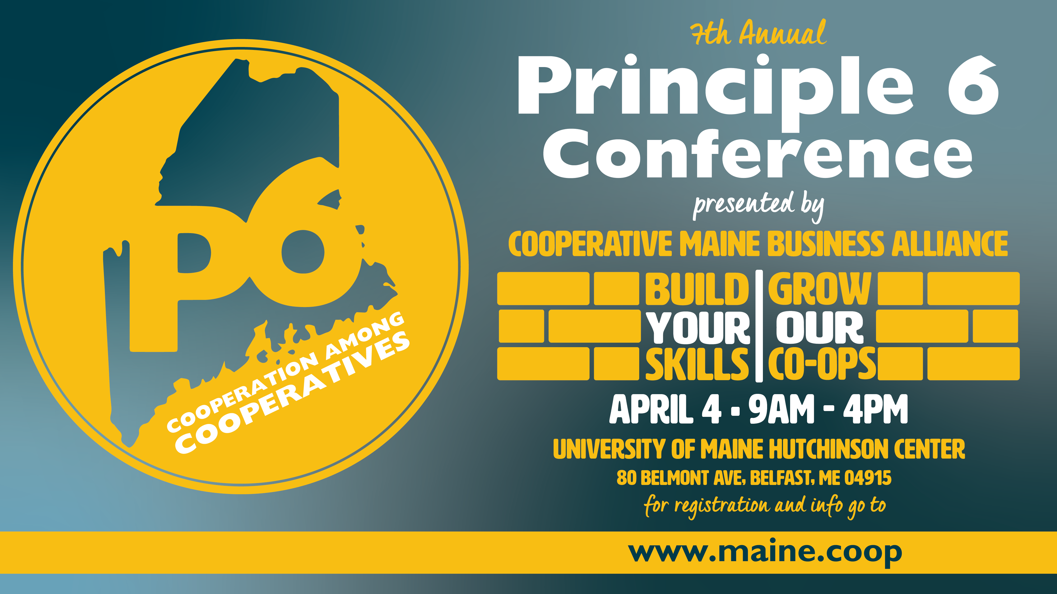 CMBA Principle 6 Conference flyer