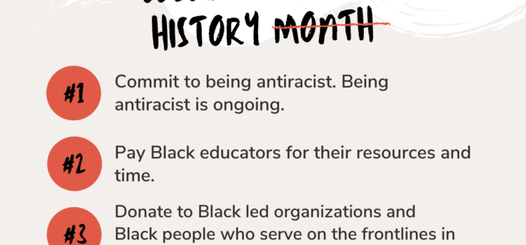 4 Things white people can do to celebrate black history