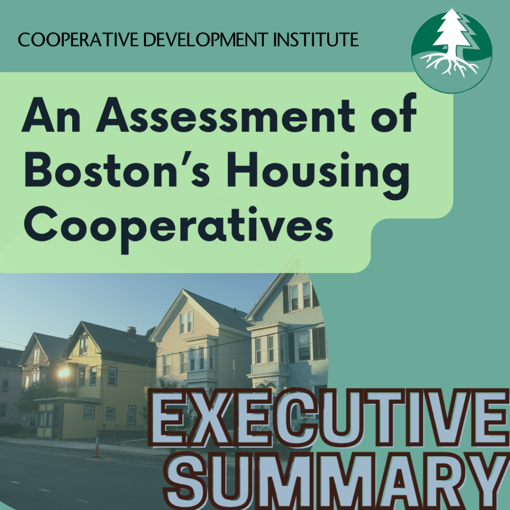 Report Release An Assessment of Boston's Housing Cooperatives